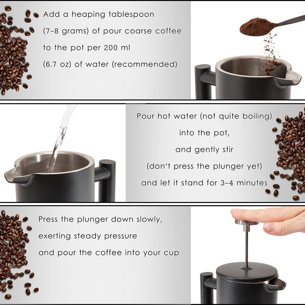 26 Oz Stainless Steel French Press H77331