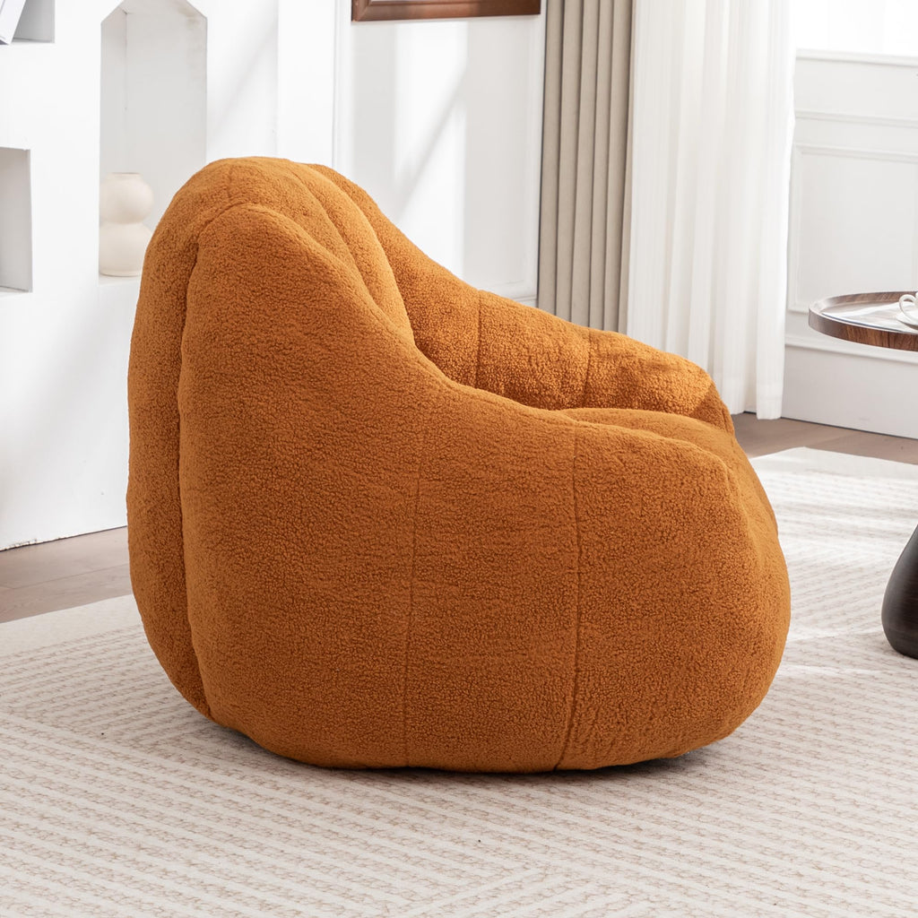 Yellow Memory Foam Bean Bag Chair V97750