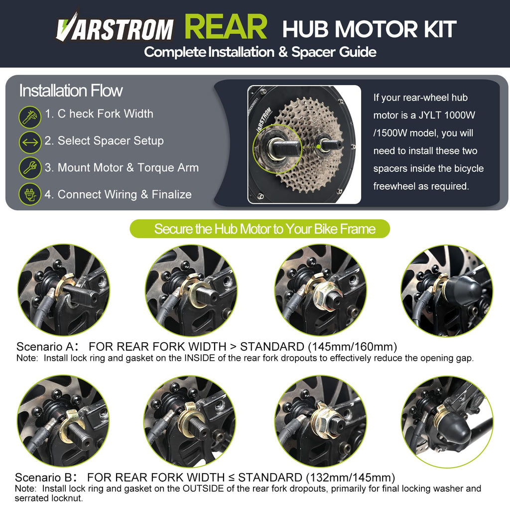 48V 1000W Ebike Conversion Kit I96391