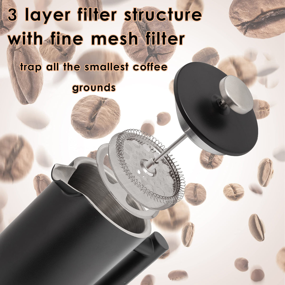 26 Oz Stainless Steel French Press H77331
