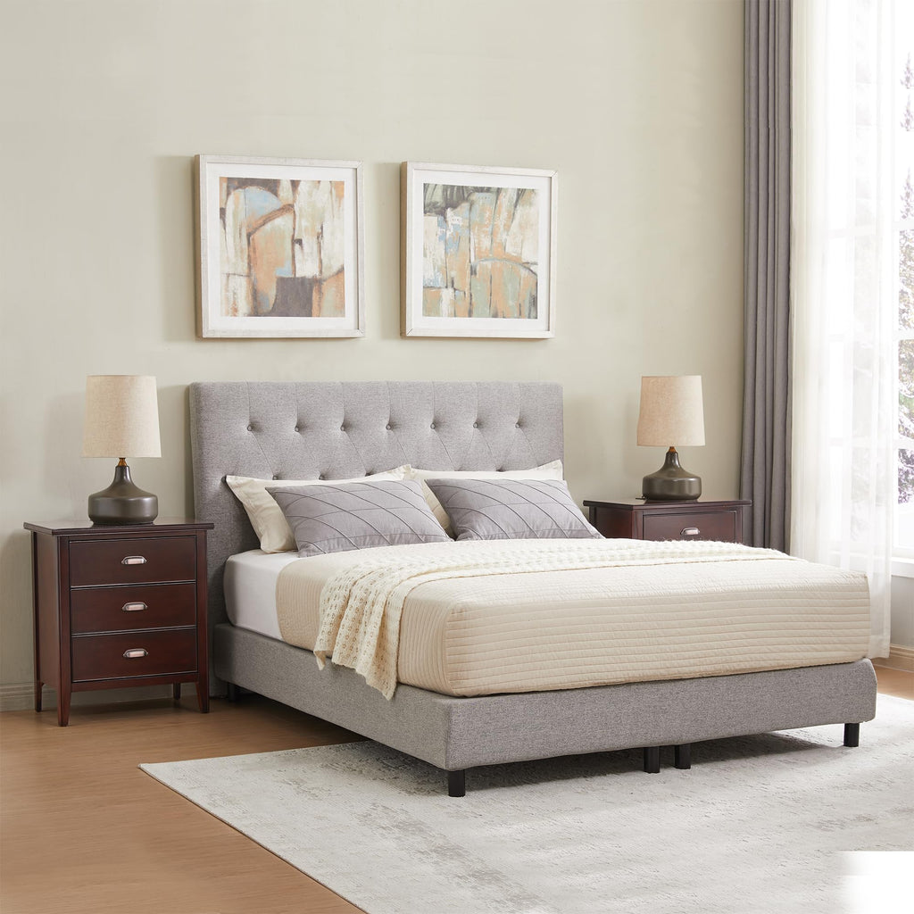 Chocolate Cherry Nightstand Side Table E178829