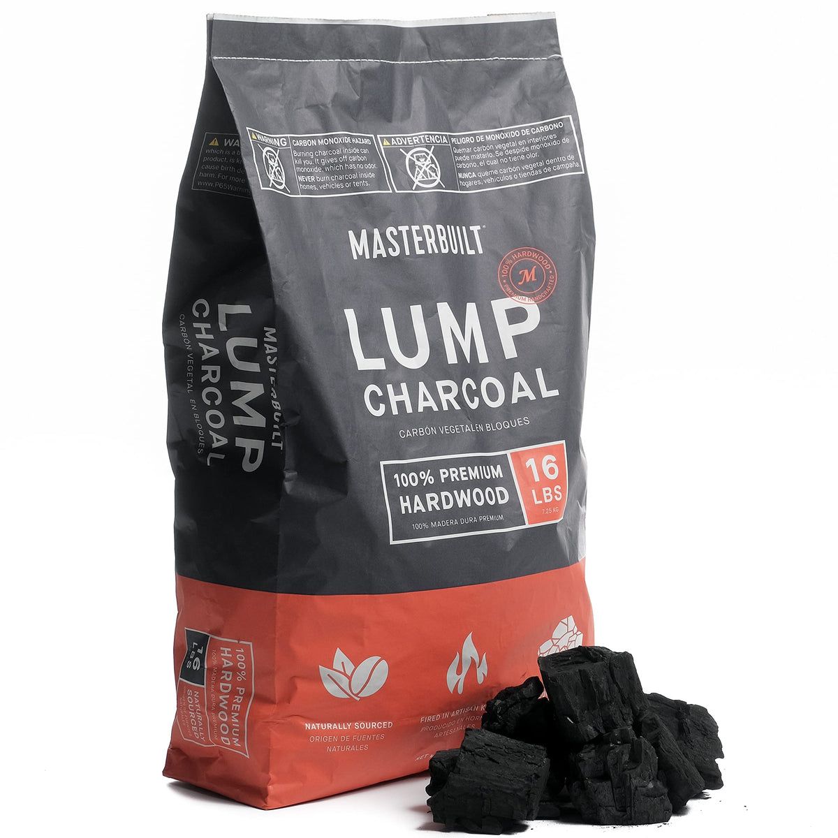 16 lb Lump Charcoal + 48 Fire Starters Bundle C552752