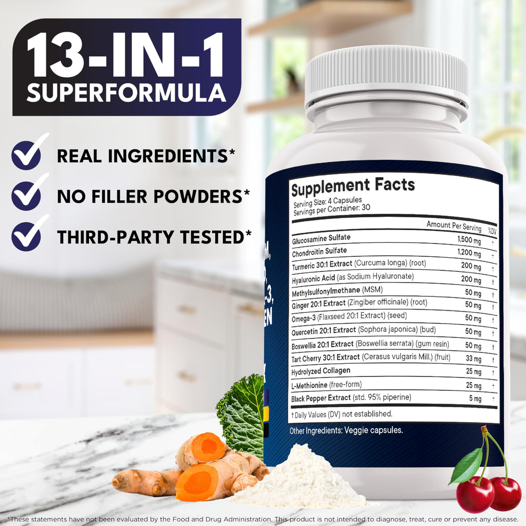 Glucosamine Chondroitin MSM Turmeric Collagen 240 Count R58571