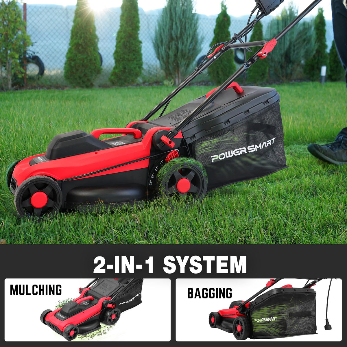 14 Inch 12.5 Amp Corded Electric Lawn Mower K3589