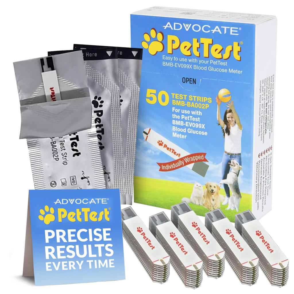 Blood Glucose Test Strips for Dogs & Cats, 50 M41729