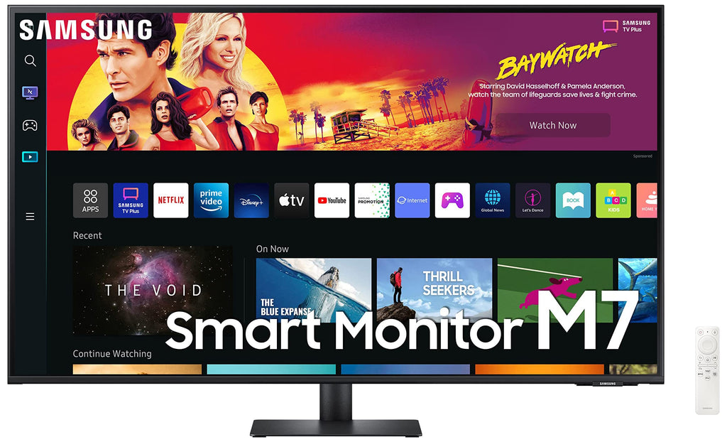 43" 4K UHD Smart Monitor & Streaming TV, Black R5657