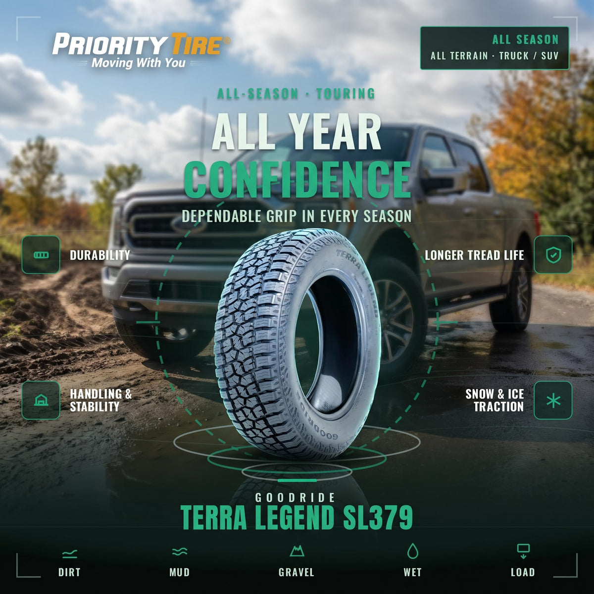 18 inch Tire E977