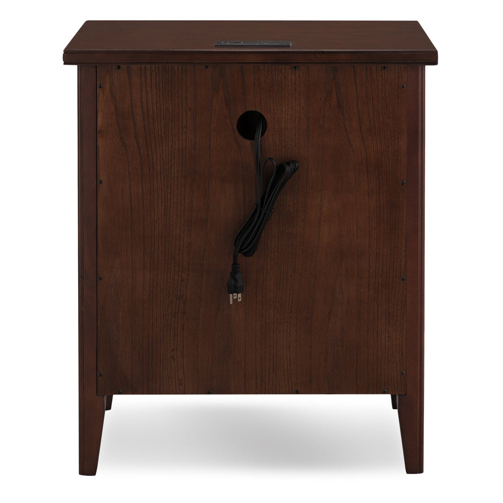 Chocolate Cherry Nightstand Side Table E178829