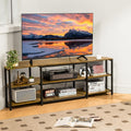 Corner TV Stand with Power Outlet O8498