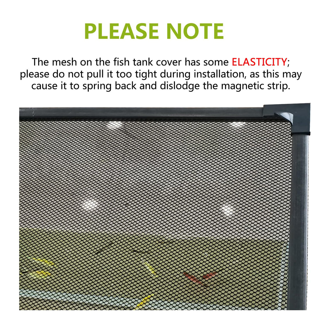 Fish Tank Cover Net Aquarium Lid Mesh Top 39"X19" T6564