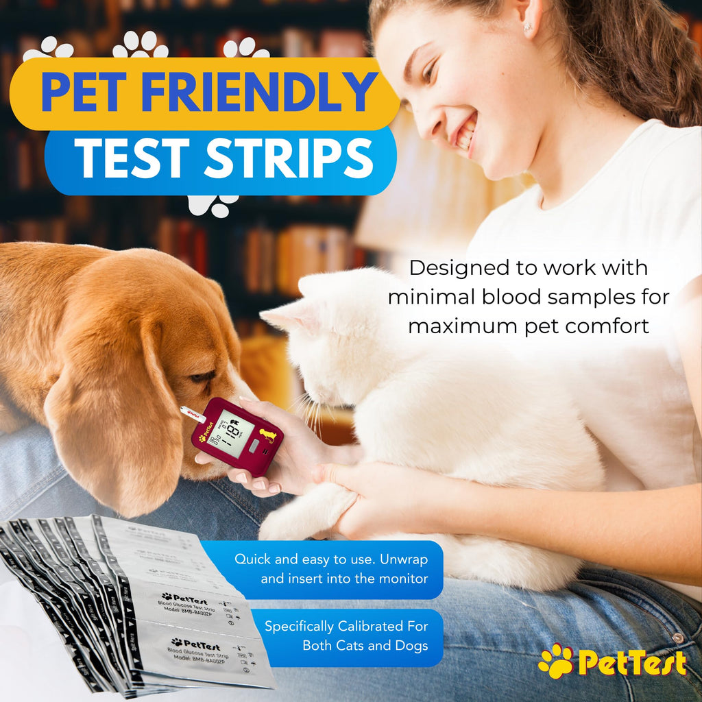Blood Glucose Test Strips for Dogs & Cats, 50 M41729