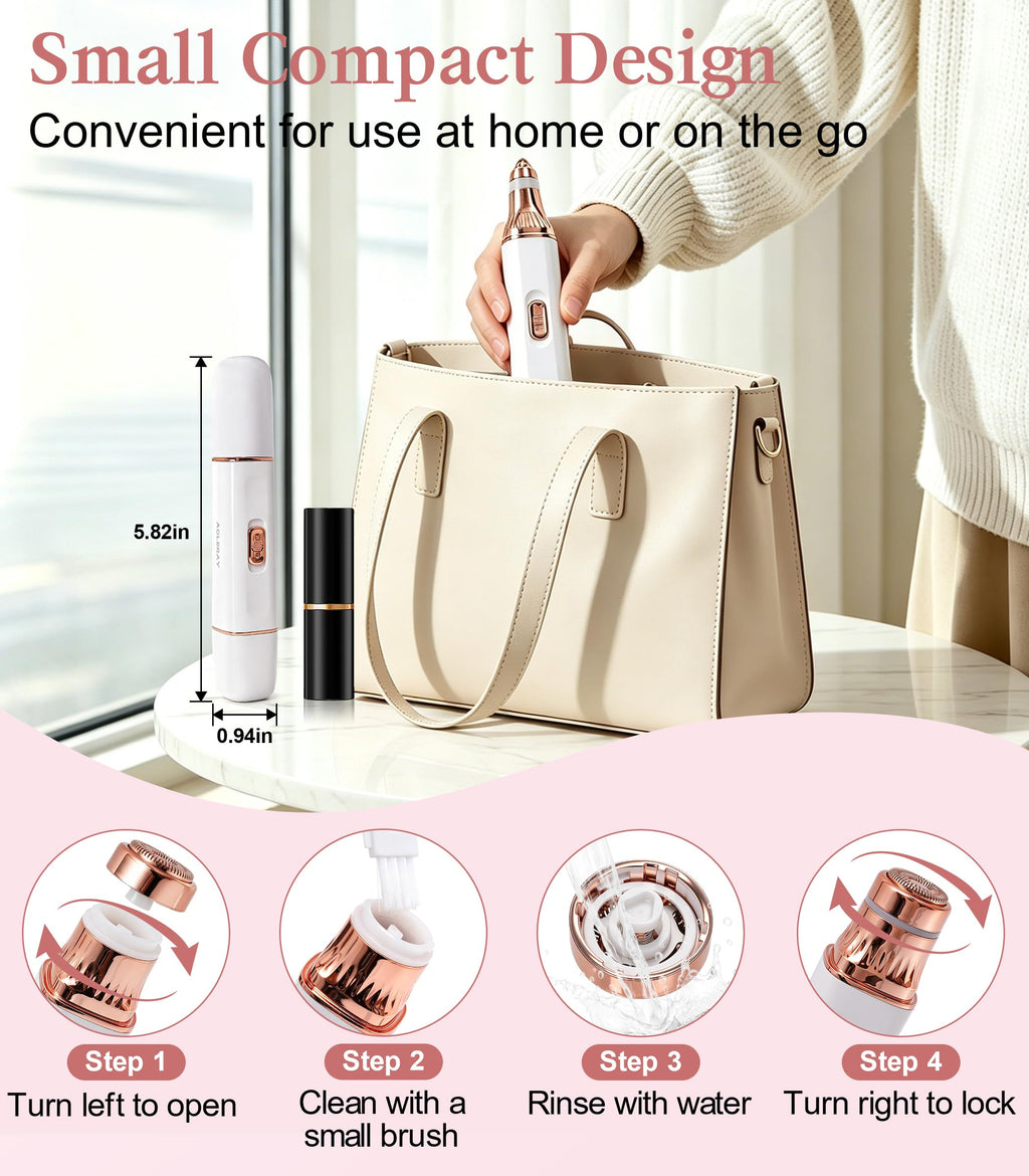 2-in-1 Eyebrow Trimmer & Facial Hair Remover K545