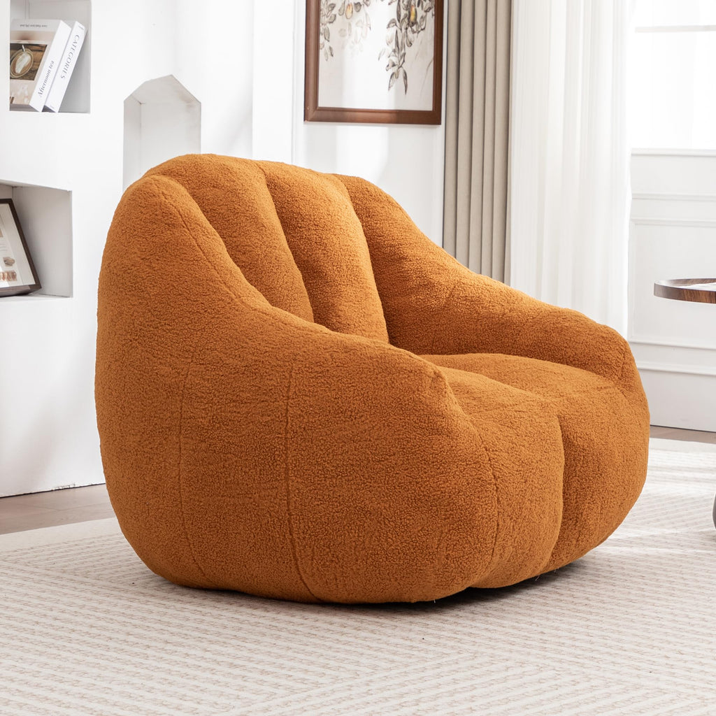 Yellow Memory Foam Bean Bag Chair V97750