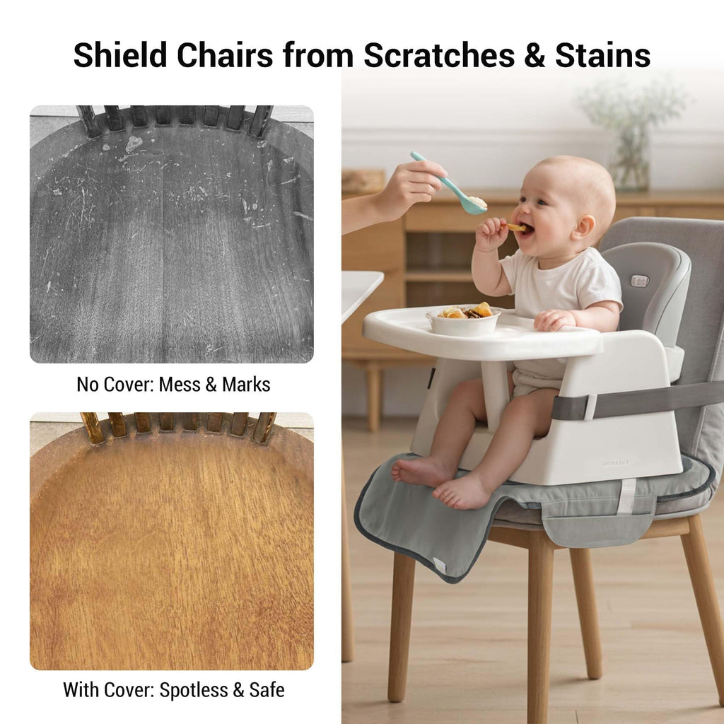 Extra Large Grey Booster Chair Protector Cover F48597