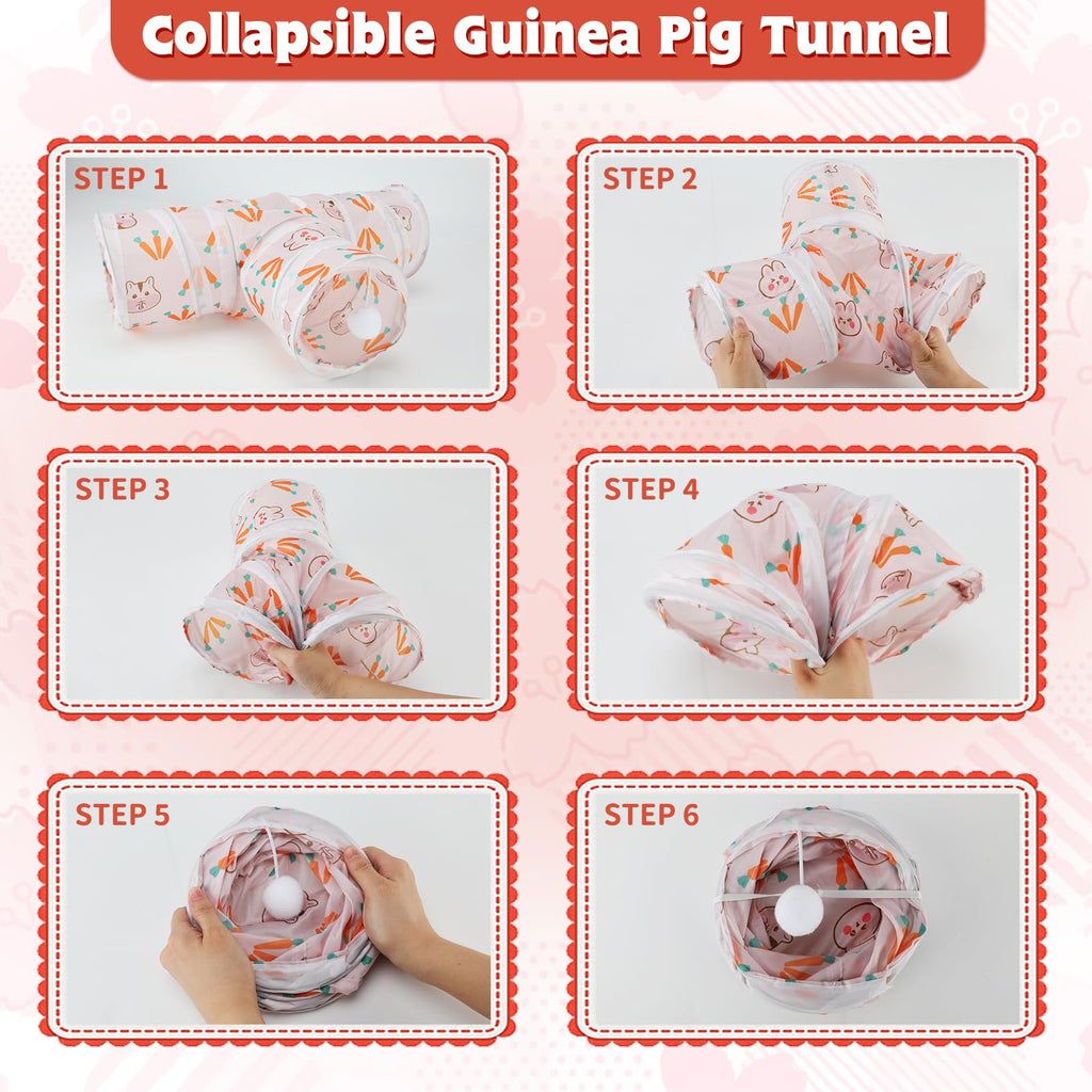 Collapsible 3 Way Bunny Tunnels & Tubes R87234