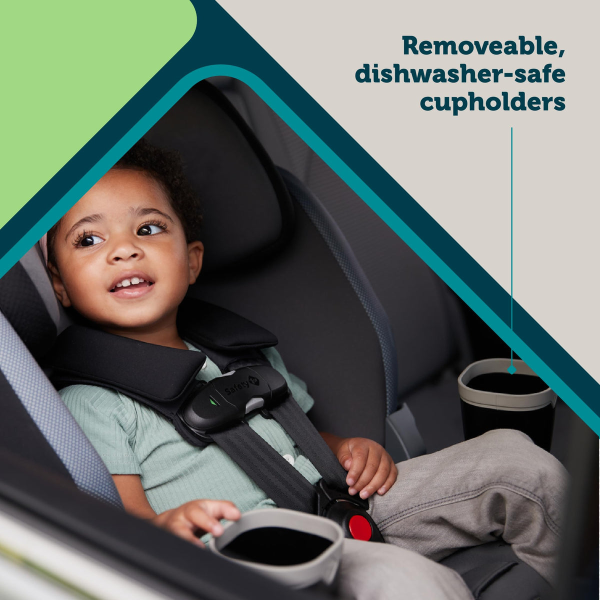 Rotating All-in-One Convertible Car Seat Q542804