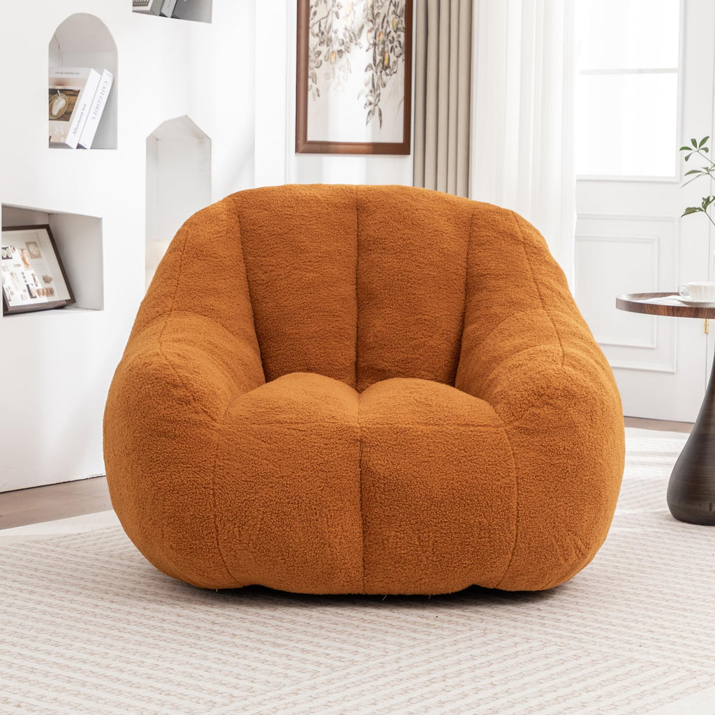 Yellow Memory Foam Bean Bag Chair V97750