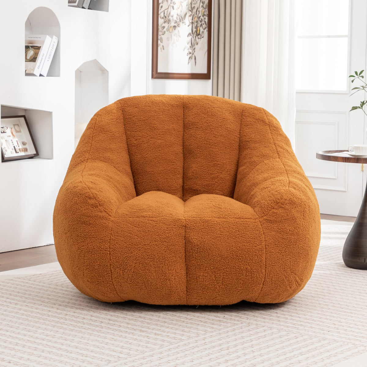 Yellow Memory Foam Bean Bag Chair V97750