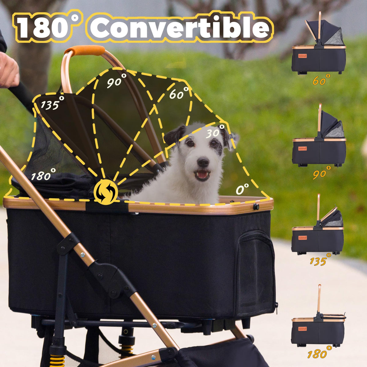 Pet Stroller for Small Dogs Cats X4223