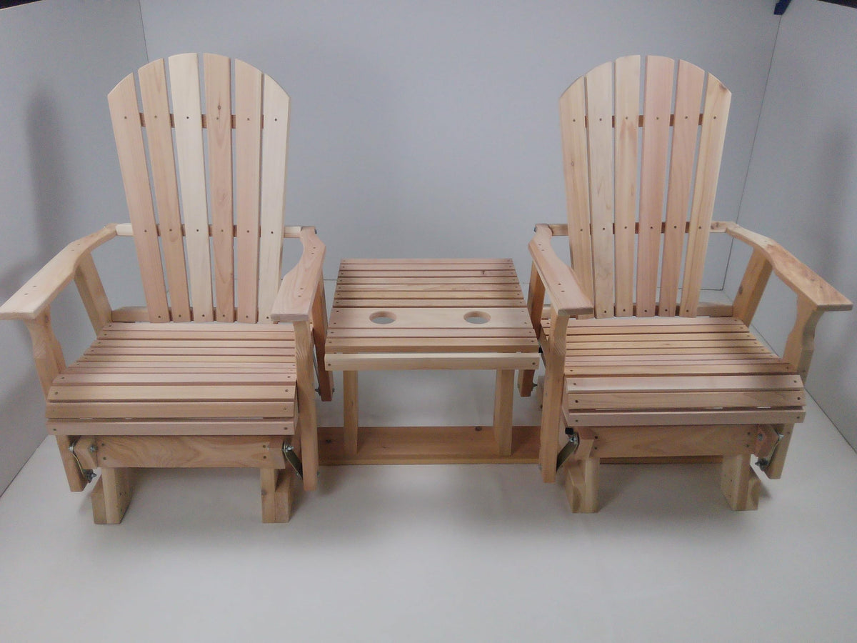 6 Foot Natural Cedar Settee Glider N11473