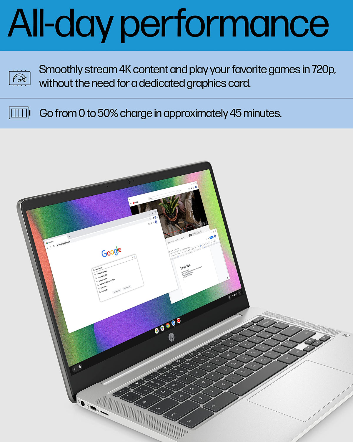 14" Chromebook, Intel Celeron N4120, 4 GB RAM, 64 GB SSD, Chrome OS A999451