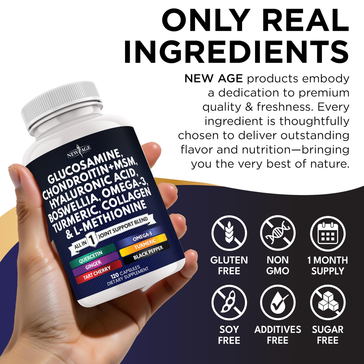 Glucosamine Chondroitin MSM Turmeric Collagen 240 Count R58571
