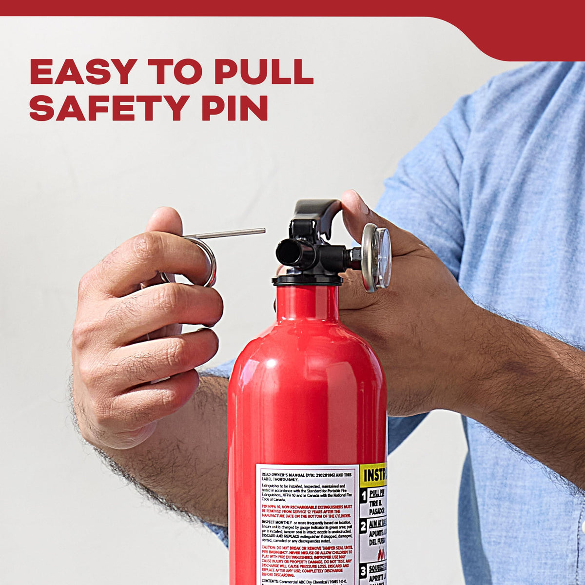 Fire Extinguisher 1-A:10-B:C 1 Pack N981054