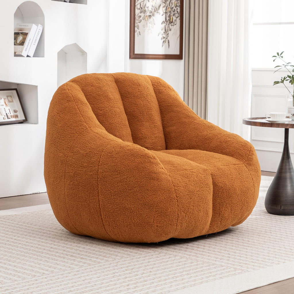 Yellow Memory Foam Bean Bag Chair V97750
