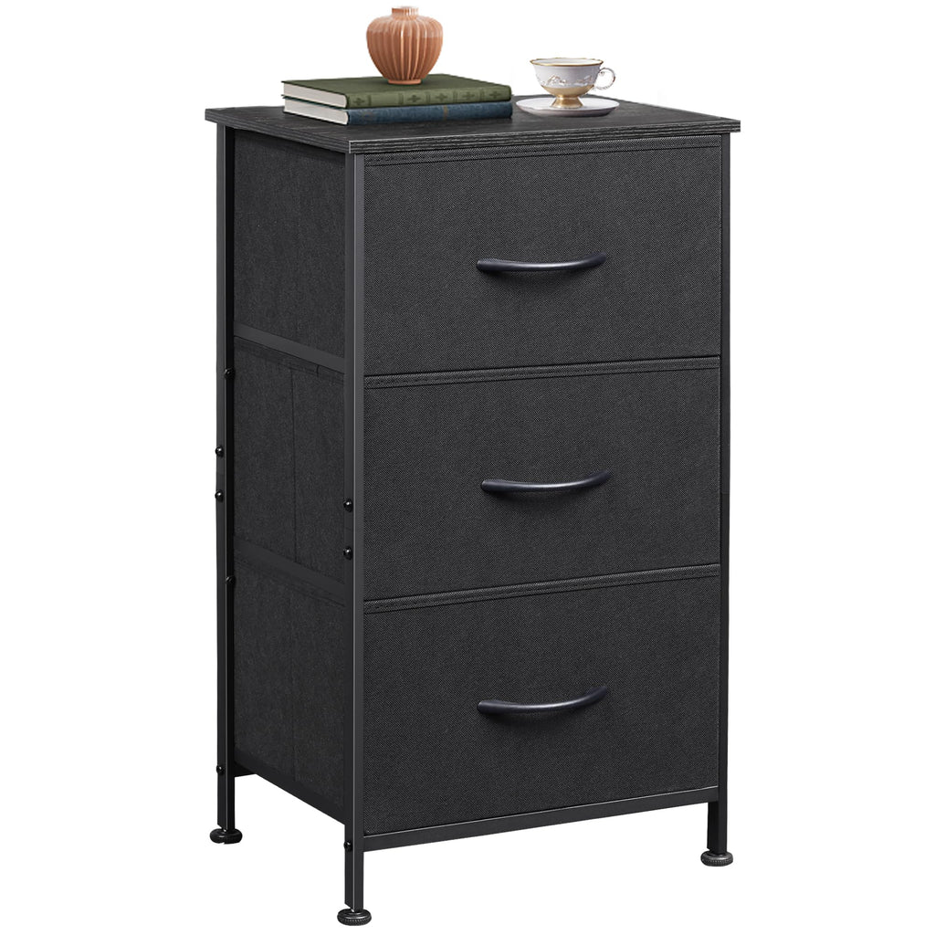 Charcoal Black 3 7 9 Drawer Dresser Set I9234