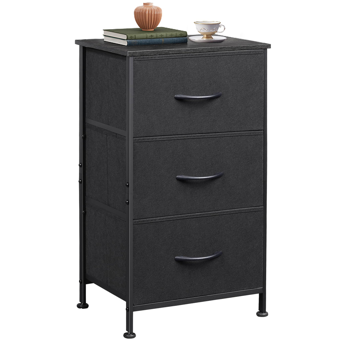 Charcoal Black 3 7 9 Drawer Dresser Set I9234