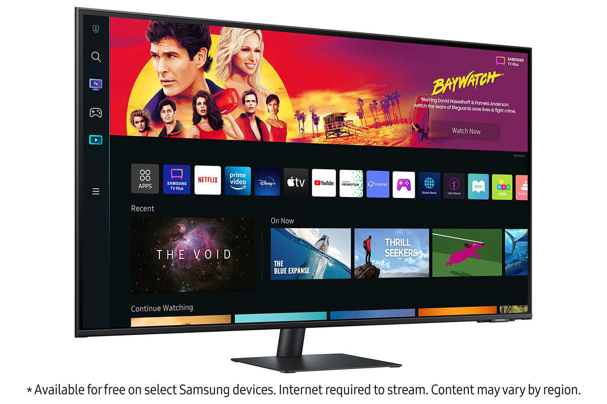 43" 4K UHD Smart Monitor & Streaming TV, Black R5657