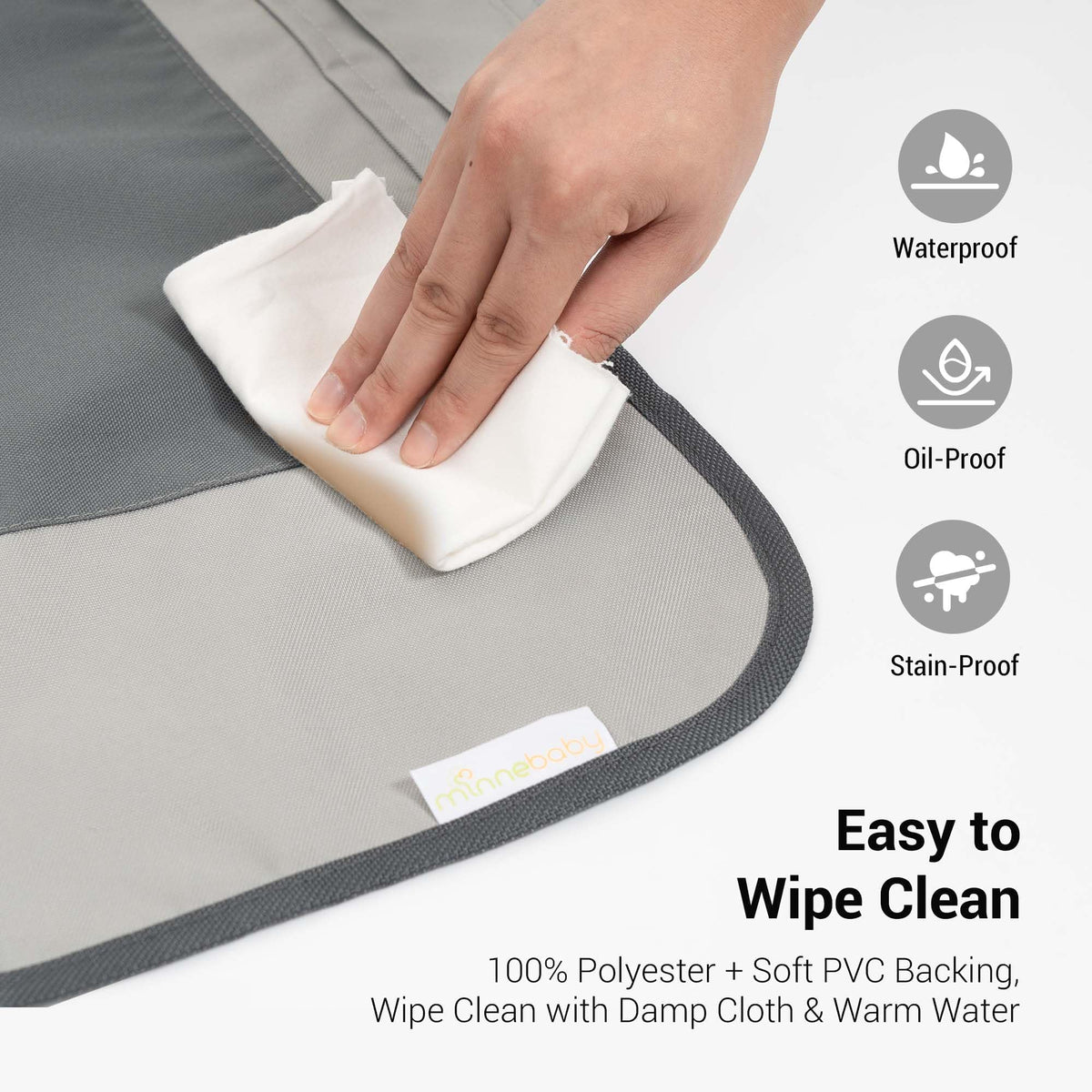 Extra Large Grey Booster Chair Protector Cover F48597