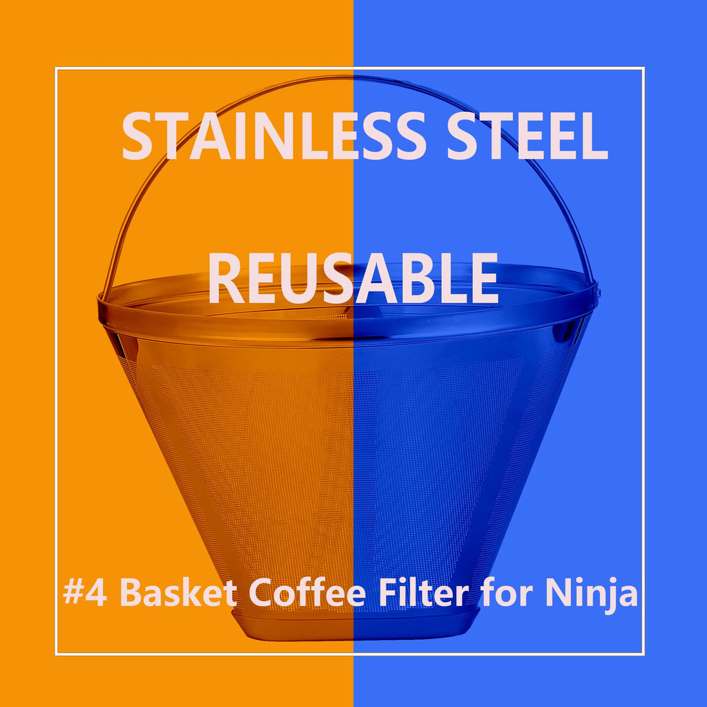#4 Cone Reusable Stainless Steel Coffee Filters C873623