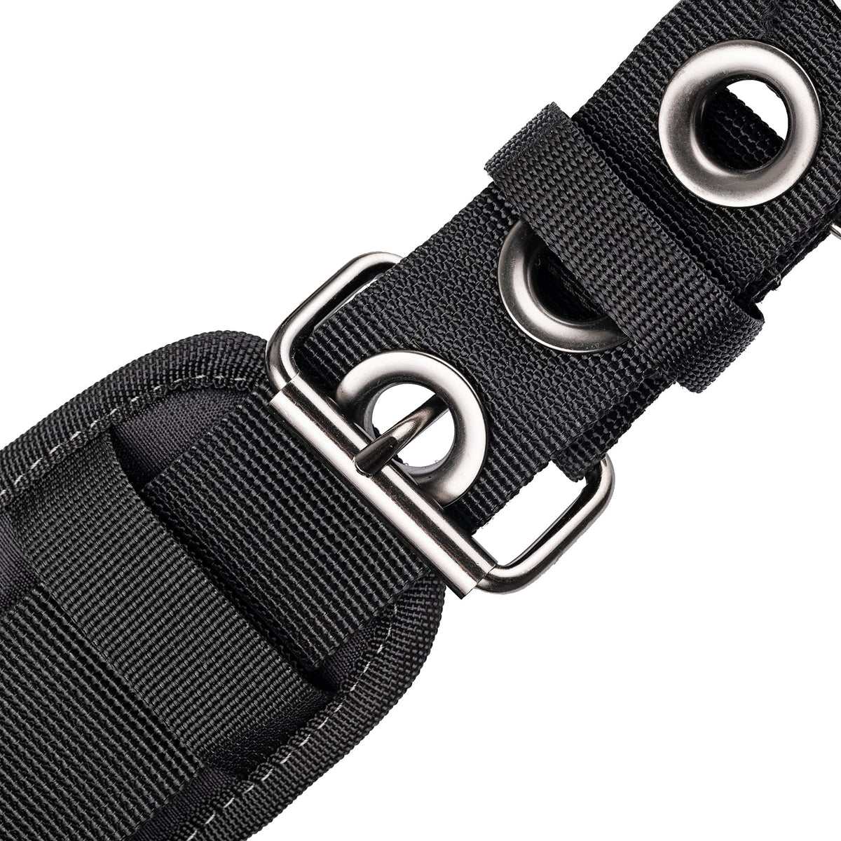 Black 1680 Denier Poly Carpenter’s Tool Belt with Suspenders R87657