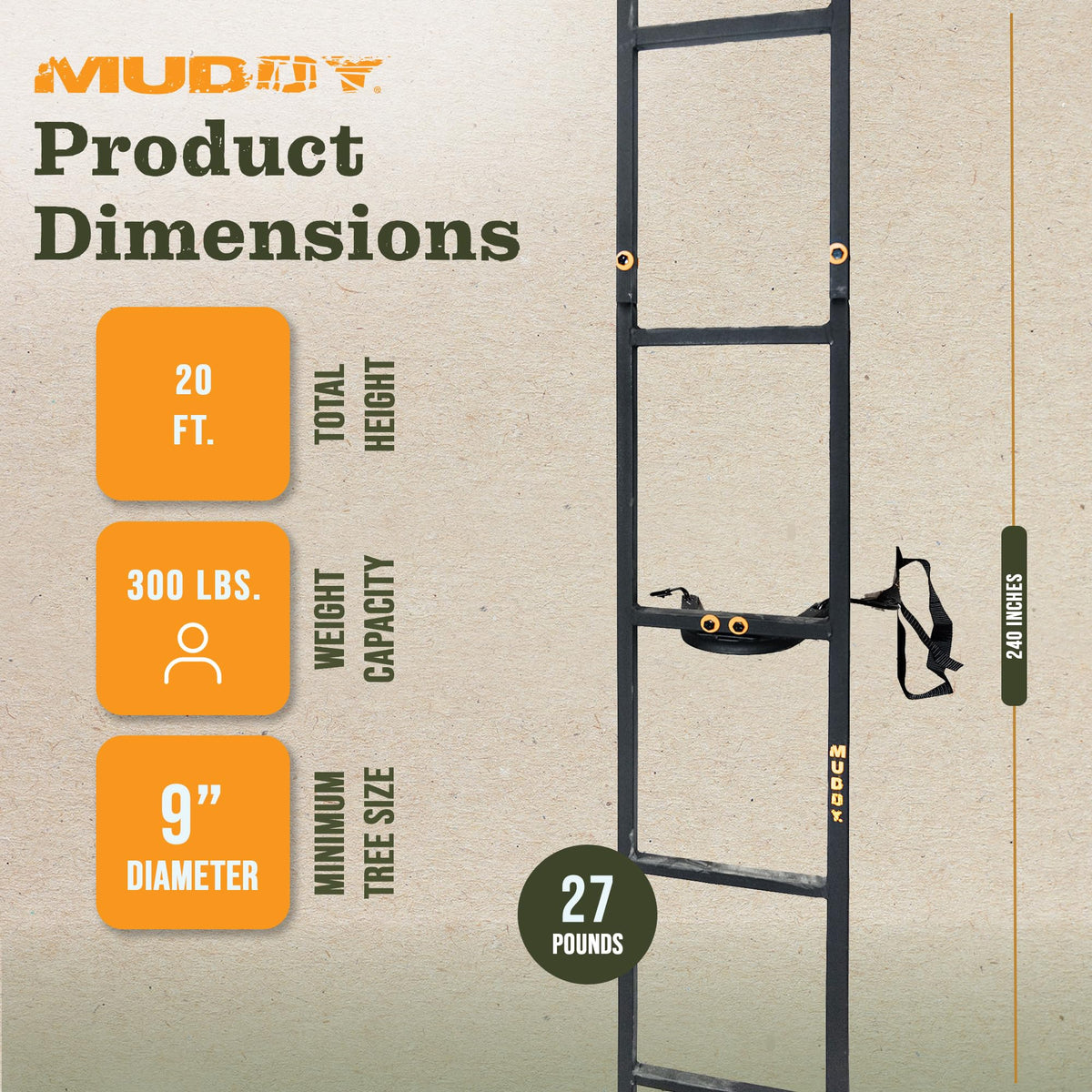 Hunting Climbing Gear for Tree Stands O5442