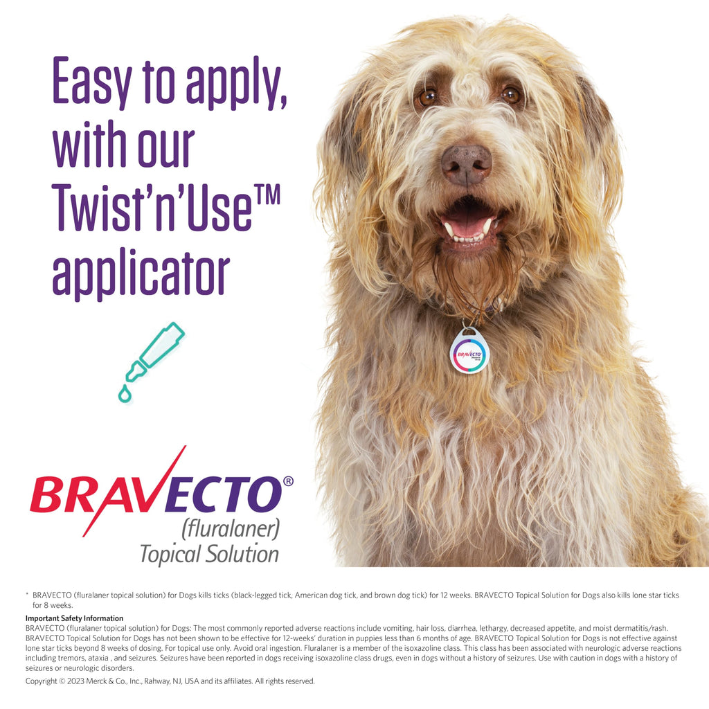 Flea & Tick Topical Solution for Dogs 12 Week Supply W894