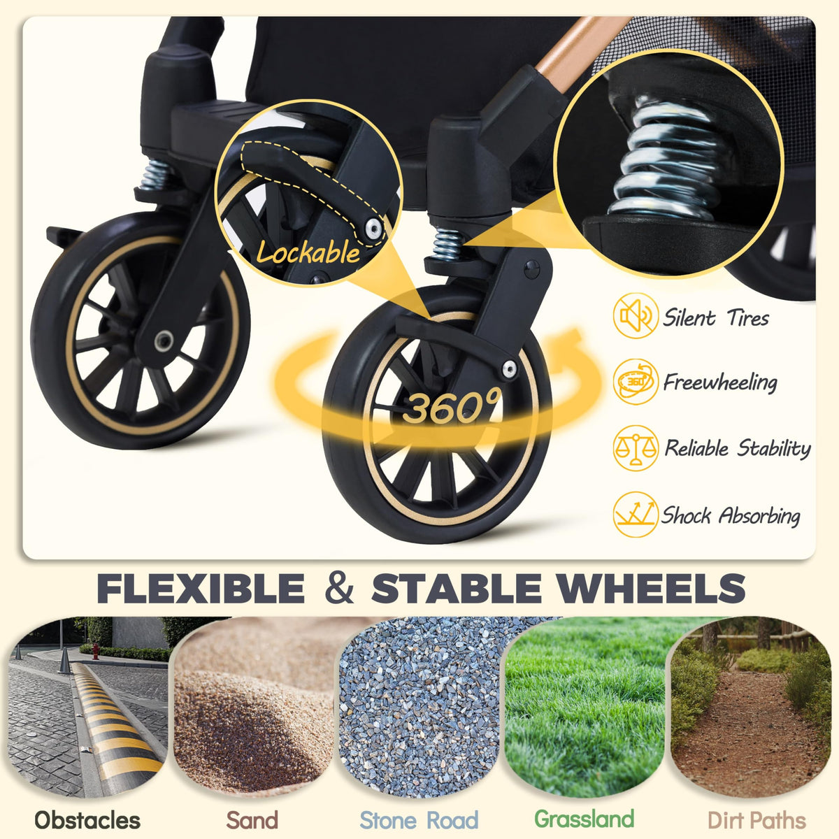 Pet Stroller for Small Dogs Cats X4223