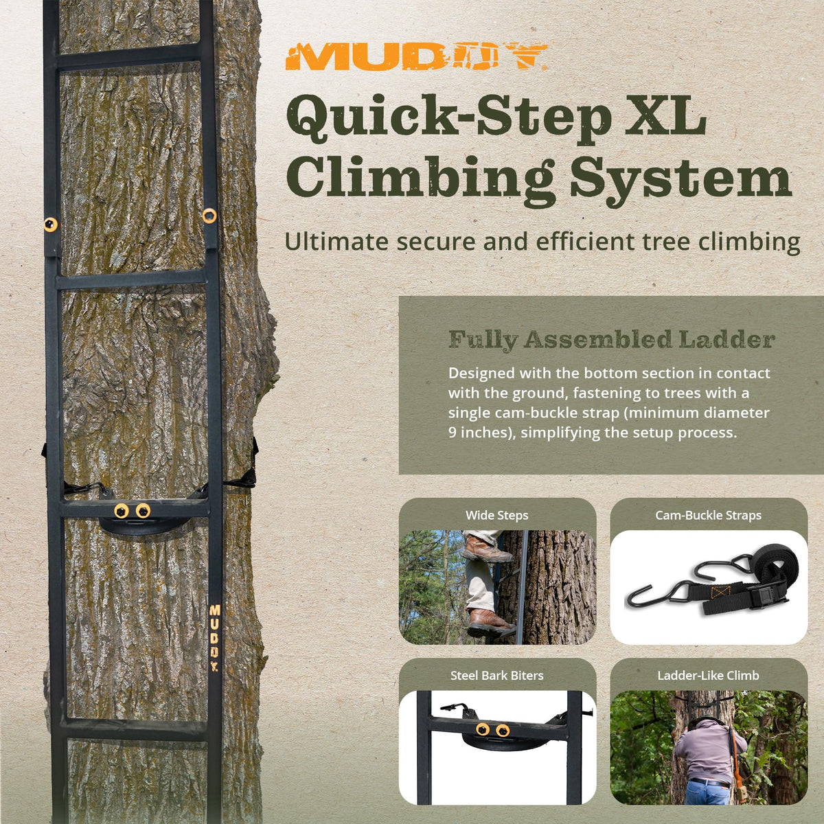 Hunting Climbing Gear for Tree Stands O5442