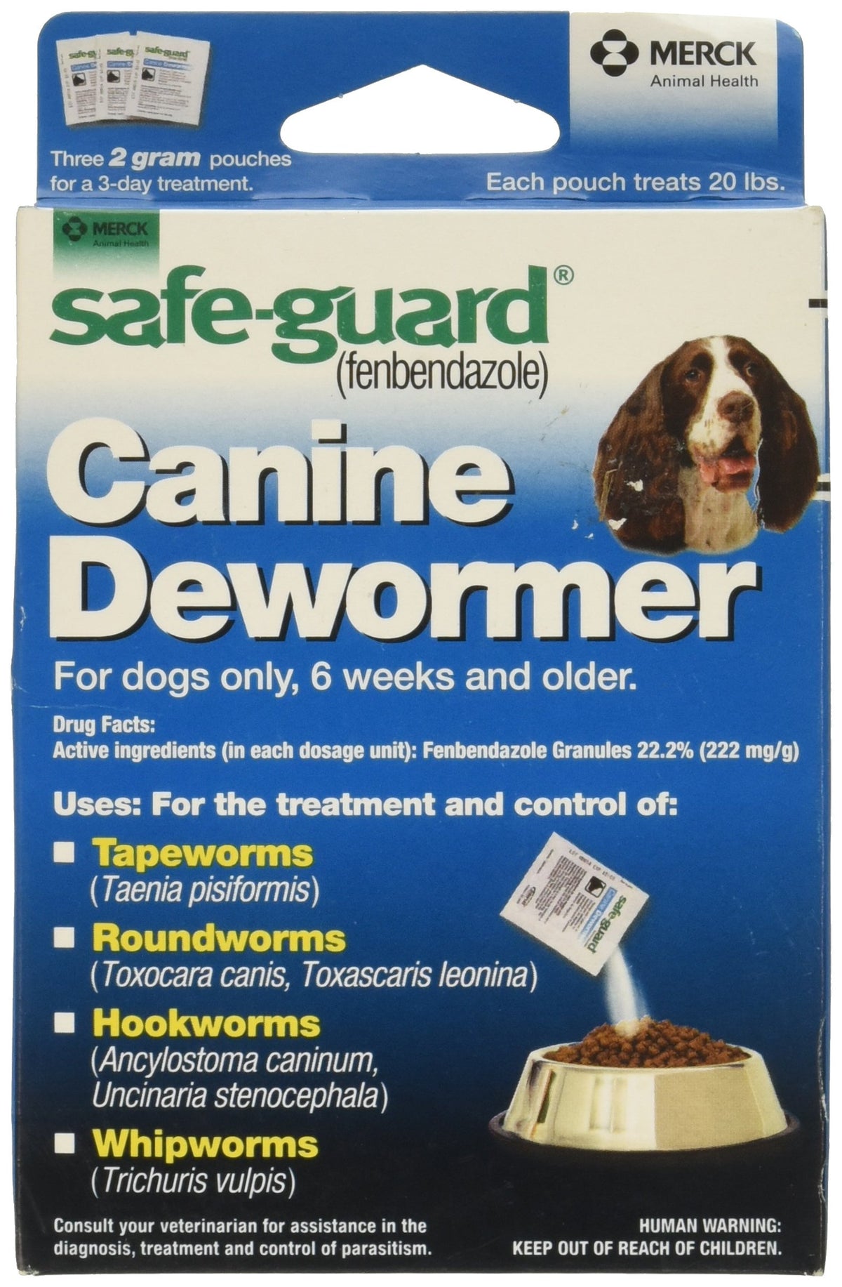 Canine Dewormer 2gm Pouch Pack of 3 U200446