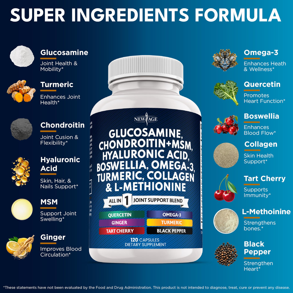 Glucosamine Chondroitin MSM Turmeric Collagen 240 Count R58571